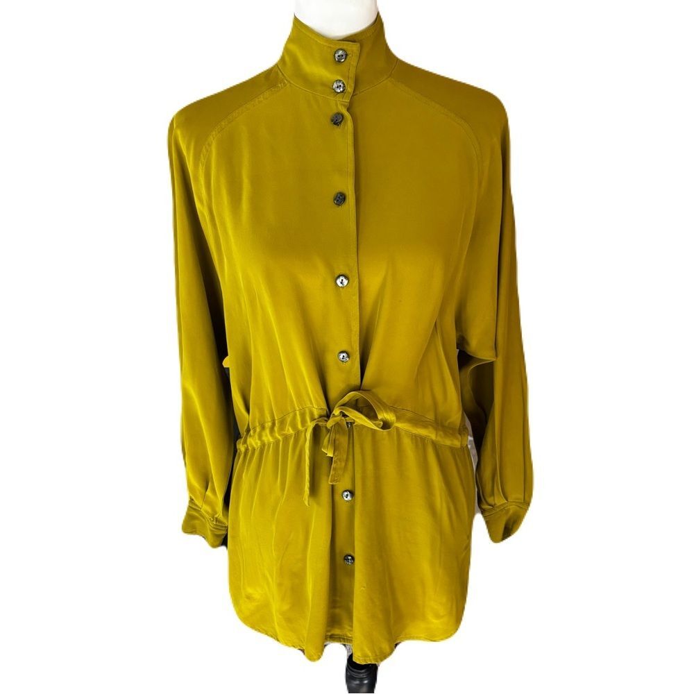 Chaus 100% Silk Tunic Shirt | EUC | Size Small - Picture 2 of 10